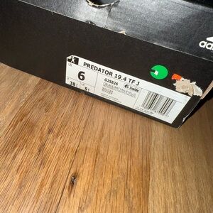 Adidas Predator 19.4 TFJ Black and Blue Soccer Shoes